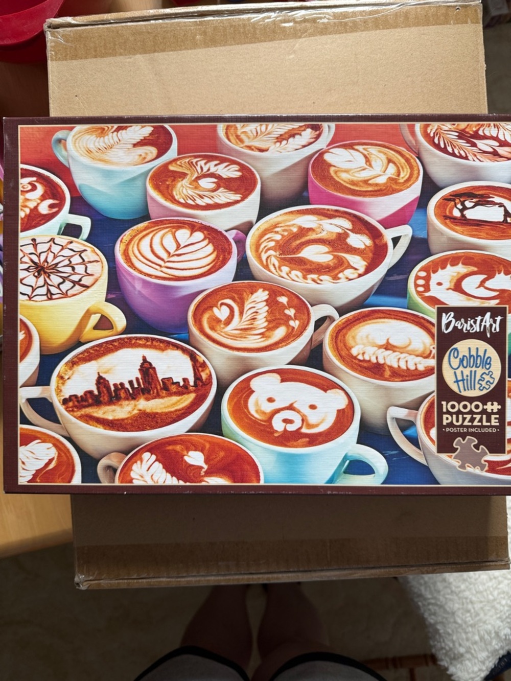Cobble Hill BaristArt Latte Art 1000-Piece Jigsaw Puzzle
